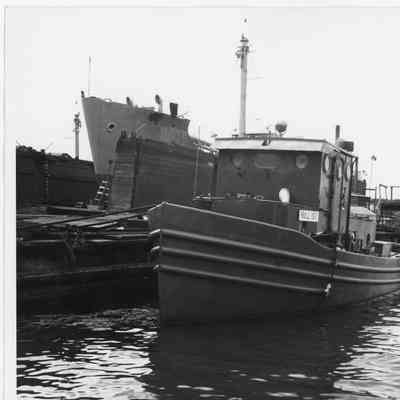 Hull-157 docked at Sturgeon Bay Shipbuilding and Drydock Company