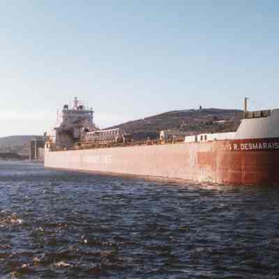 Self-unloader Louis R. Desmarais bow view
