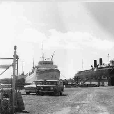 Straits of Mackinac, Clipper, and Mackinac at Bay Shipbuilding 1977