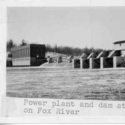 Power plant and dam at Rapid Croche on Fox River