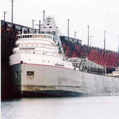 Saginaw loading taconite at Marquette, Michigan, 2004