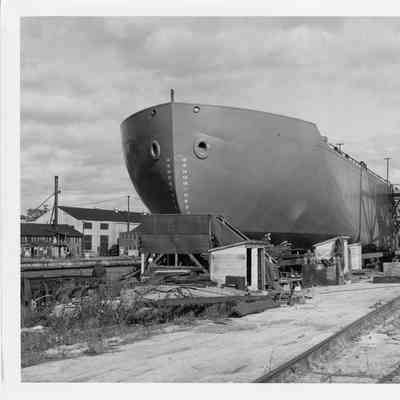 Construction of Barge G-1 at Christy Corp