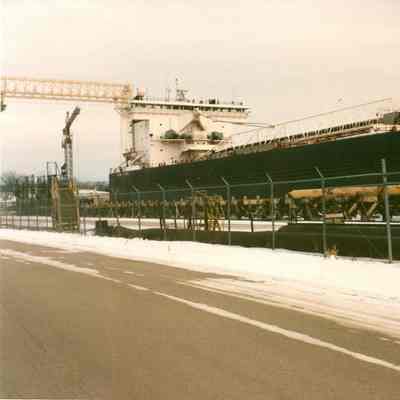 Indiana Harbor wintering at Bay Shipbuilding 1989