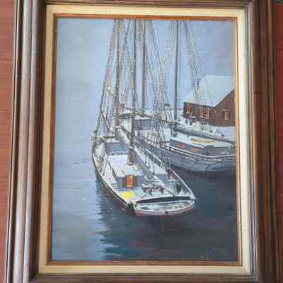 Safe Haven oil painting