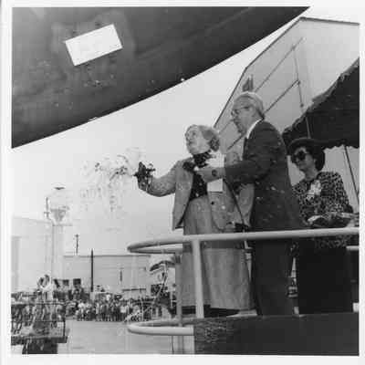 Christening of MCM-3 USS Sentry