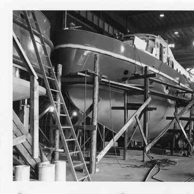 Chicago Fireboat under construction at Christy Corp