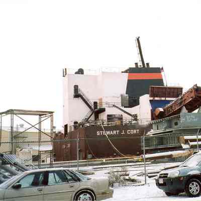 Stewart J. Cort at Bay Shipbuilding graving dock 2006