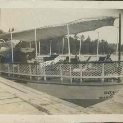 Stern of yacht