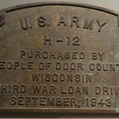 US Army H-12 Plaque