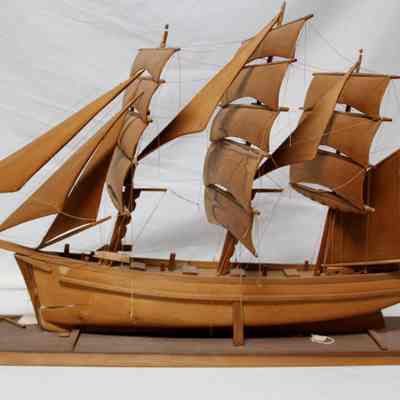 Sailing Barque Ship Model