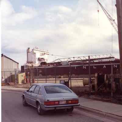 Joseph L. Block and Burns Harbor at Bay Shipbuilding 1990