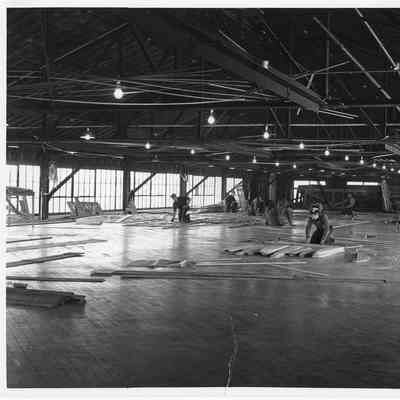 Work on loft floor