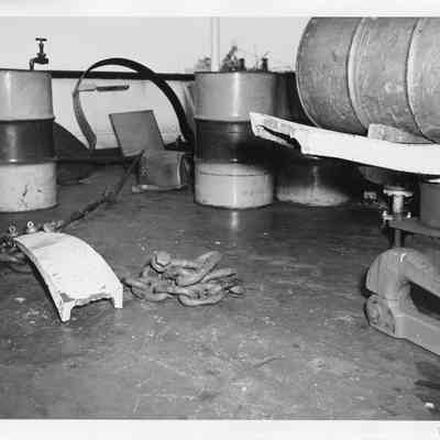 Barrels at Christy Corp January 15, 1958