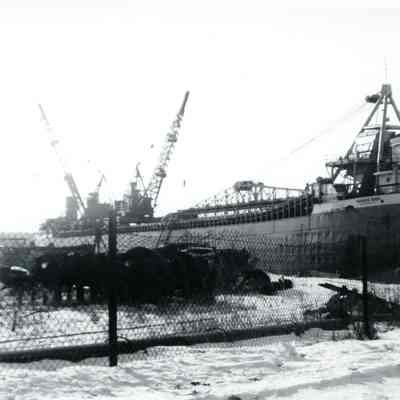 Marquis Roen at Roen Steamship Co. yard 1968