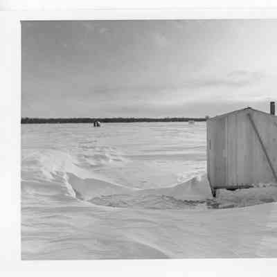 3 ice shanties March 1993