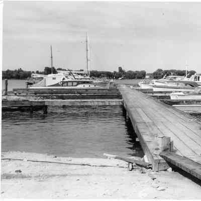 boats tied to dock