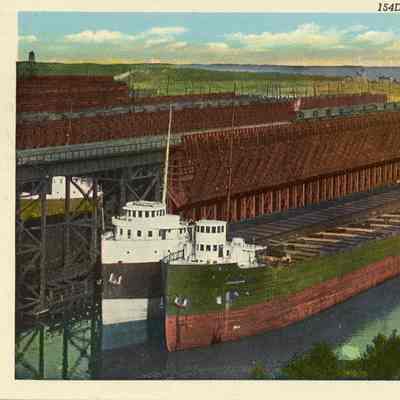 Giant Ore docks on Lake Superior