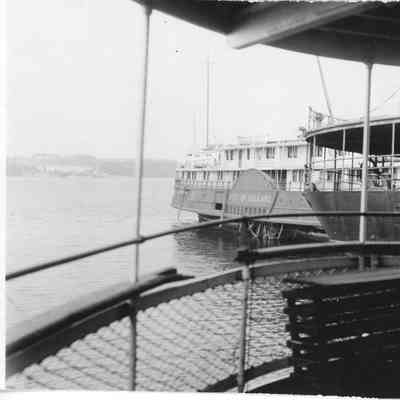 City of Holland and City of Saugatuck at Sturgeon Bay Shipyard July 1936
