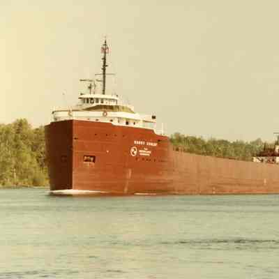Freighter Harry Coulby in Saint Mary's River June 1981