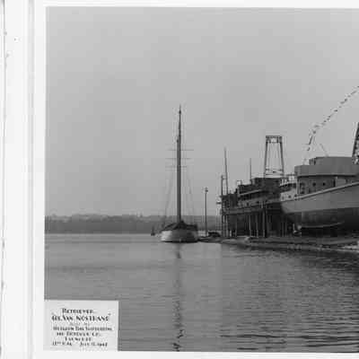 Col. Van Nostrand pre-launch at Sturgeon Bay Shipbuilding and Drydock Company July 11, 1942