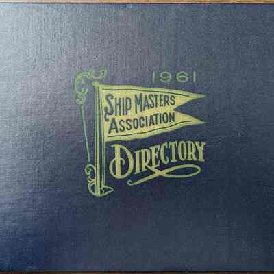 1961 Ship Masters Association Directory