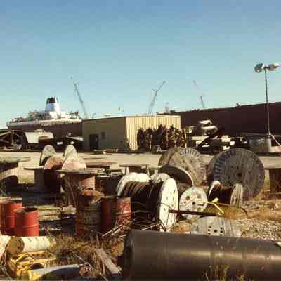 Roger Blough at Bay Shipbuilding 1987