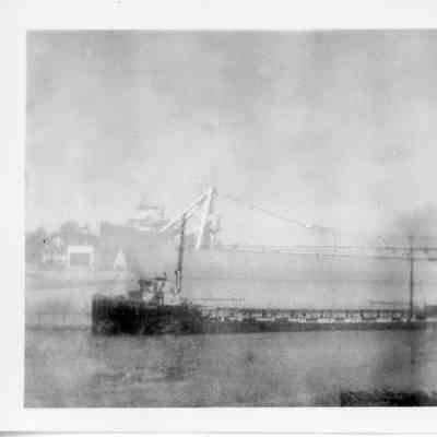 Two unidentified vessels, one in background is very faint