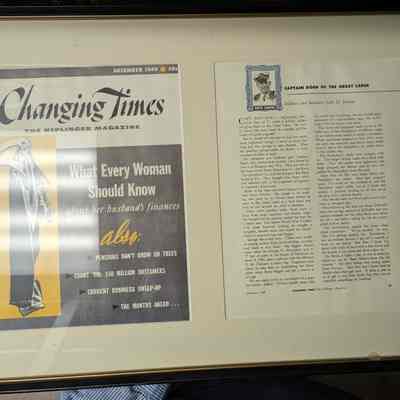 Changing Times Framed Magazine