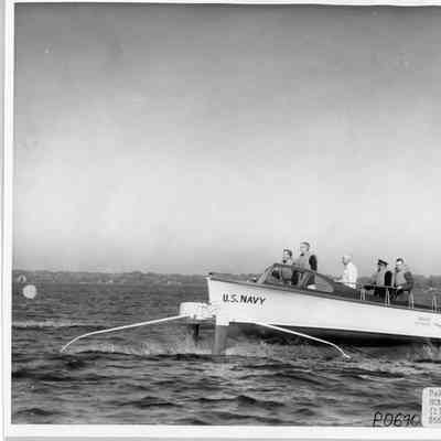 US Navy Baker hydrofoil underway