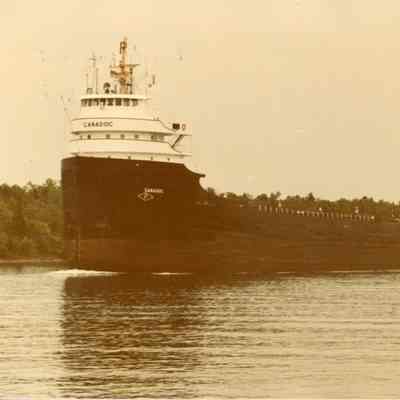 Freighter Canadoc in Saint Mary's River June 1982