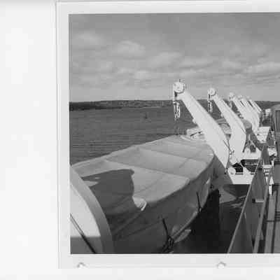 Lifeboats on the Spartan October 15, 1952