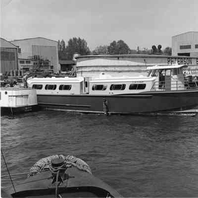 Fishing tug Betty and vessel C.W. Yundt docked at PBI