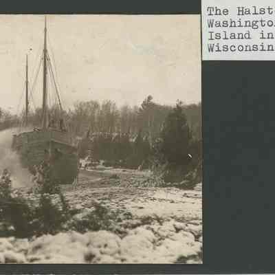 Halstead beached at Washington Harbor