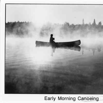 Early morning canoeing 1993