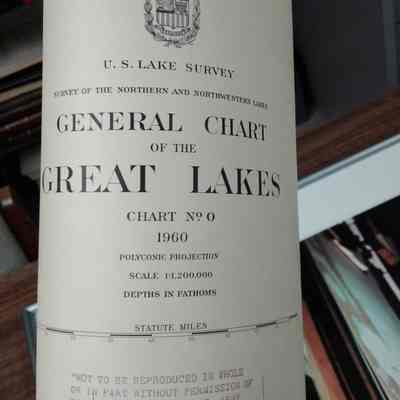 General Chart of the Great Lakes 1960