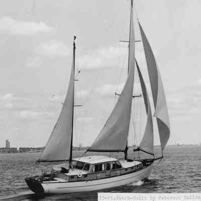 55' PBI Ketch with 2 people