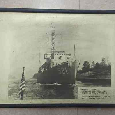 Framed print of ocean minesweeper 521