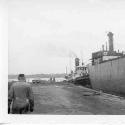 Maida and Jesse James at Dry Dock