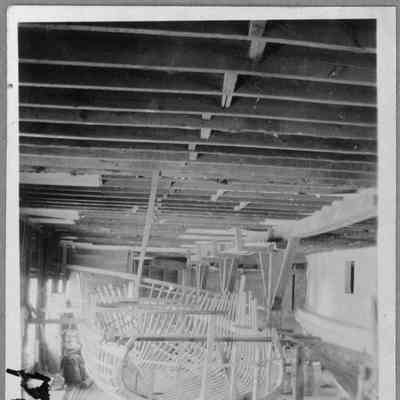 Hull under construction at Sturgeon Bay Boat Works