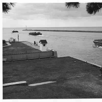 PBI 3 Larcs going past coast guard at canal