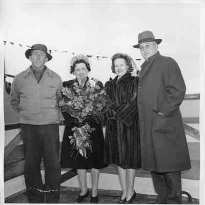 Joe O' Boyle and Kate O' Boyle during launching of Ashbel Hubbard