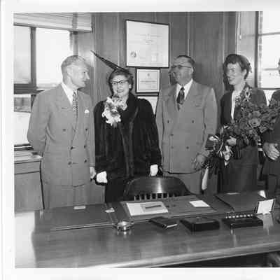 Group at Spartan christening party September 6, 1952