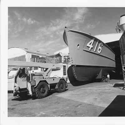 MSC-416 Al Wadeeah being towed out of storage