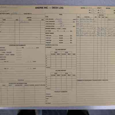 John Purves Ship Log