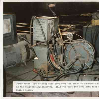 power travel and welding wire feed