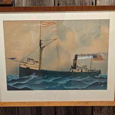 Thomas h. Smith framed painting