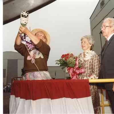 Christening of MCM-1 USS Avenger