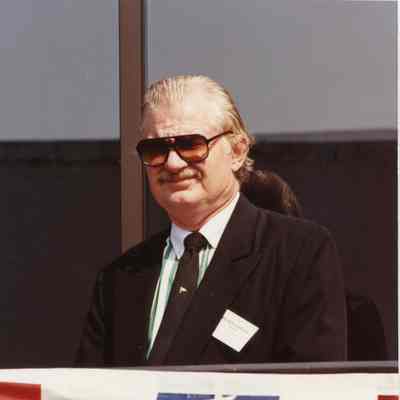 Martin Kelsey at Palmer Johnson open house 7/22/1987