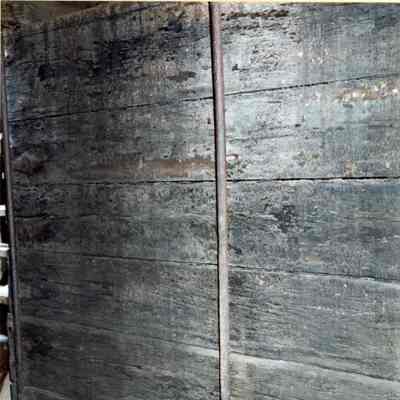 Alvin Clark forward end of centerboar trunk port side 1994