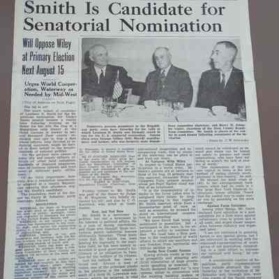 Smith nomination newspaper